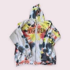 Disney Disneyland Tigger Tie Dye Zip Hoodie